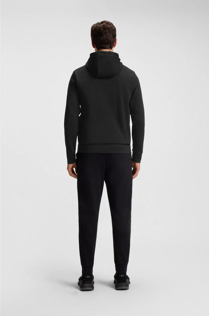 RELAXED-FIT COTTON-BLEND HOODIE WITH DOUBLE B MONOGRAM