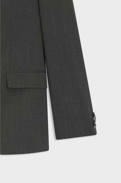 SLIM-FIT SUIT INMICRO-PATTERNED STRETCH FABRIC