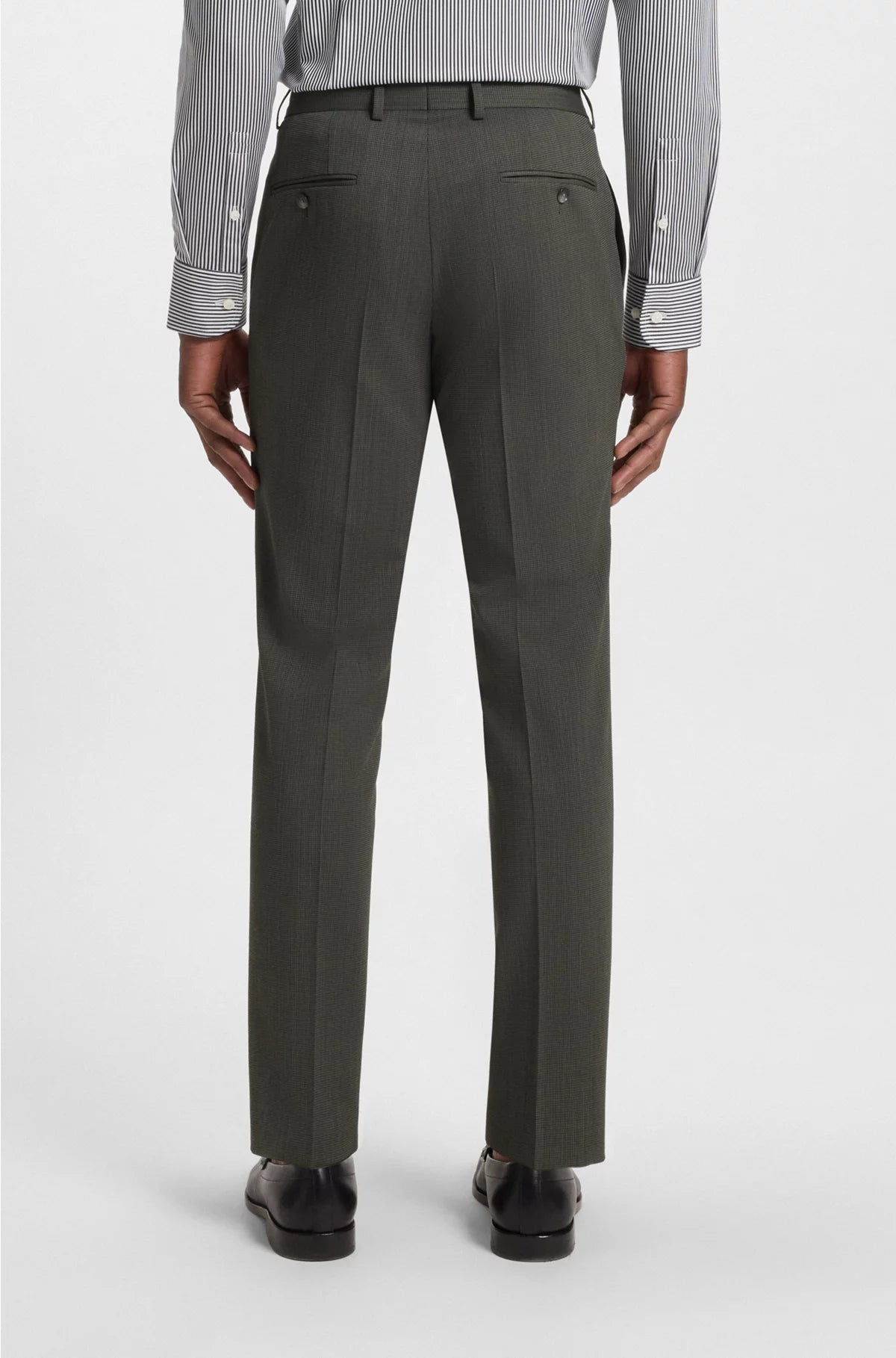 SLIM-FIT SUIT INMICRO-PATTERNED STRETCH FABRIC