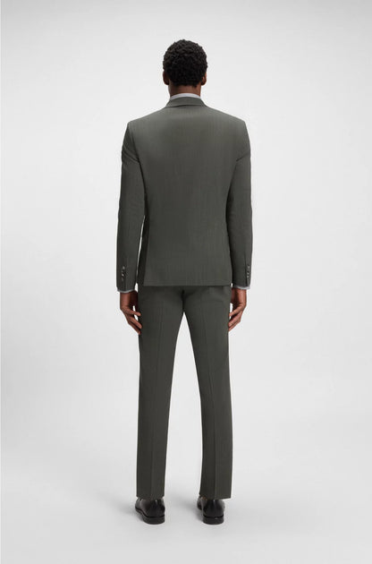 SLIM-FIT SUIT INMICRO-PATTERNED STRETCH FABRIC