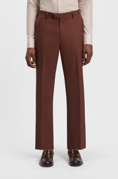 TWO-PIECE SLIM-FIT SUIT INMICRO-PATTERNED WOOL
