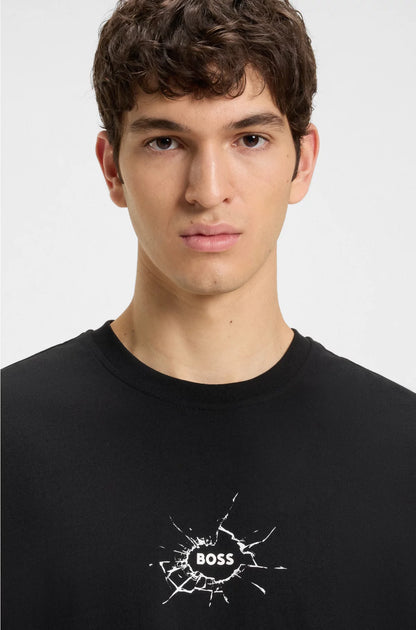 RELAXED-FIT T-SHIRT IN COTTON WITH LOGO ARTWORK