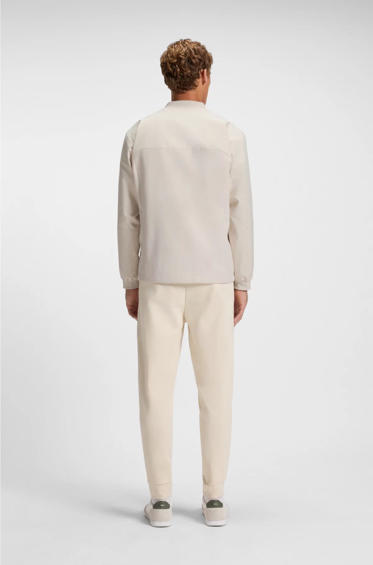 WATER-REPELLENT BOMBER JACKET WITH DOUBLE B MONOGRAM JACQUARD