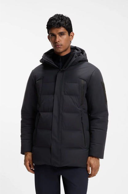 WATER-REPELLENT PARKA JACKET WITH DOWN FILLING