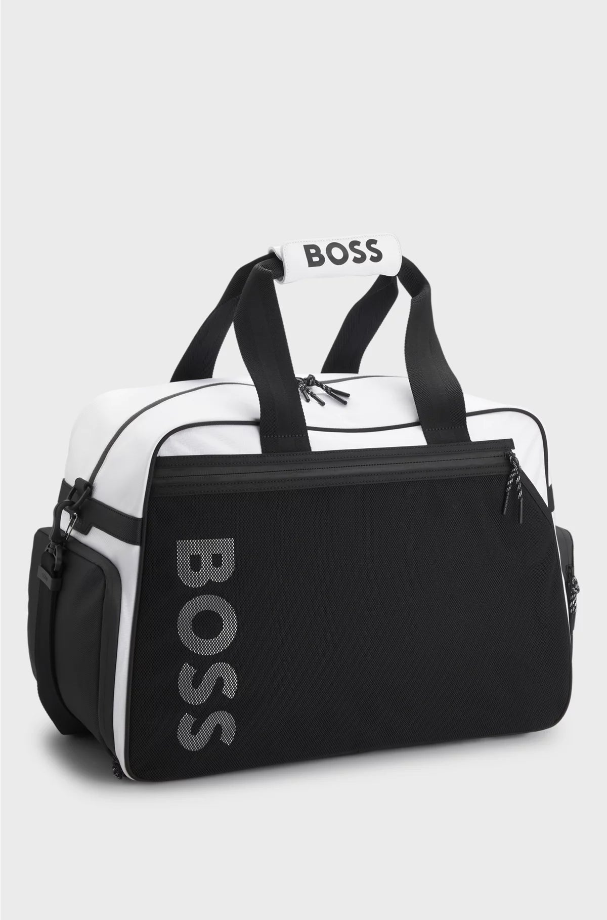COLOUR-BLOCKED HOLDALL WITH REFLECTIVE LOGO