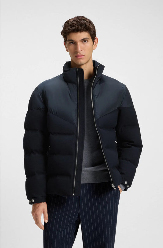 WATERPROOF JACKET IN BRUSHED FLANNEL