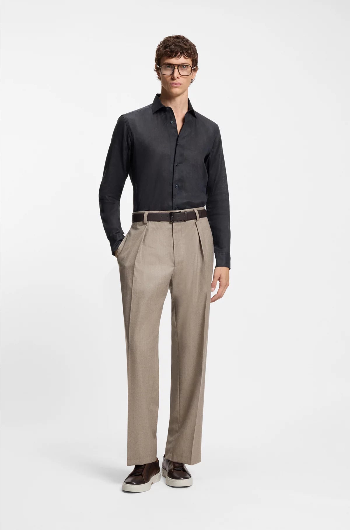 REGULAR-FIT-SHIRT IN LINEN