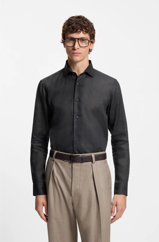 REGULAR-FIT-SHIRT IN LINEN