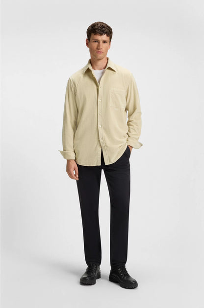 REGULAR-FIT SHIRT IN COTTON CORDUROY
