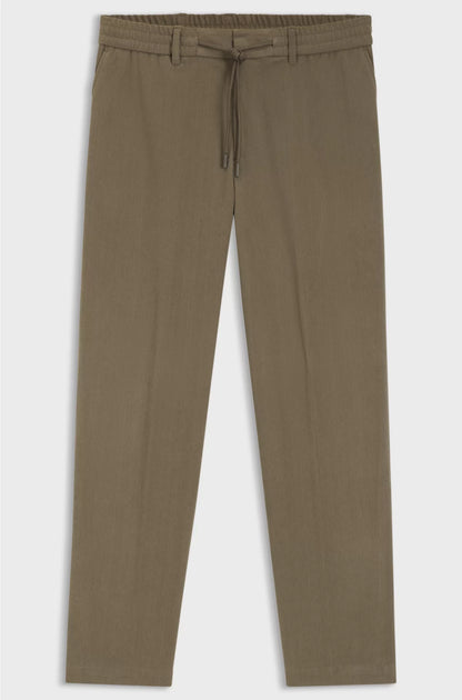 RELAXED-FIT STRETCH TROUSERS IN TECH CORDUROY