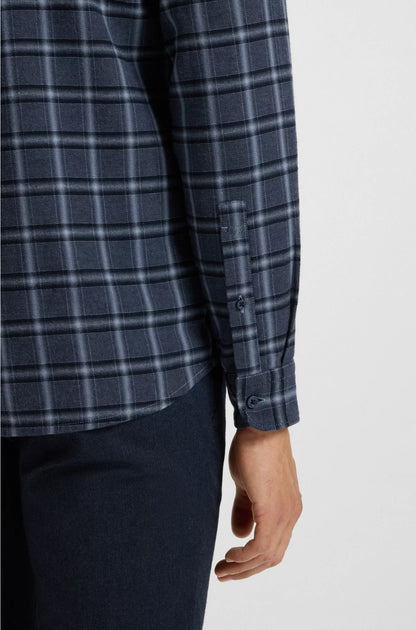 REGULAR-FIT SHIRT IN COTTON FLANNEL