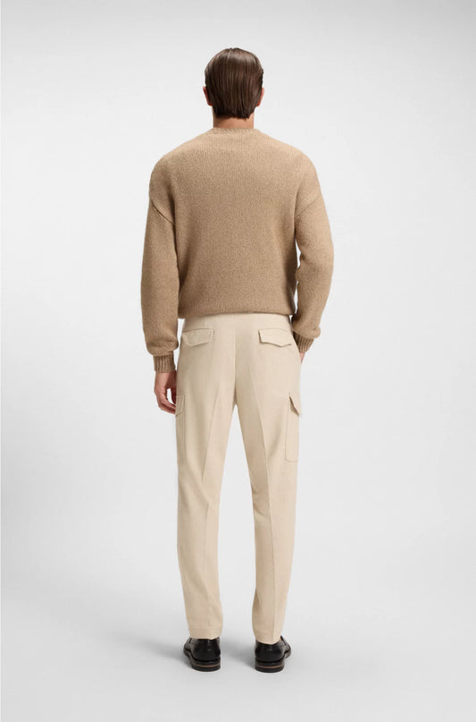 TAPERED-FIT TROUSERS WITH CARGO POCKETS