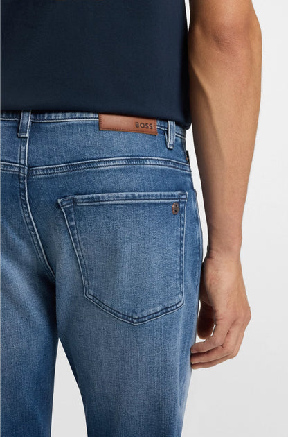 MAINE REGULAR-FIT JEANS IN BLUE COMFORT-STRETCH DENIM