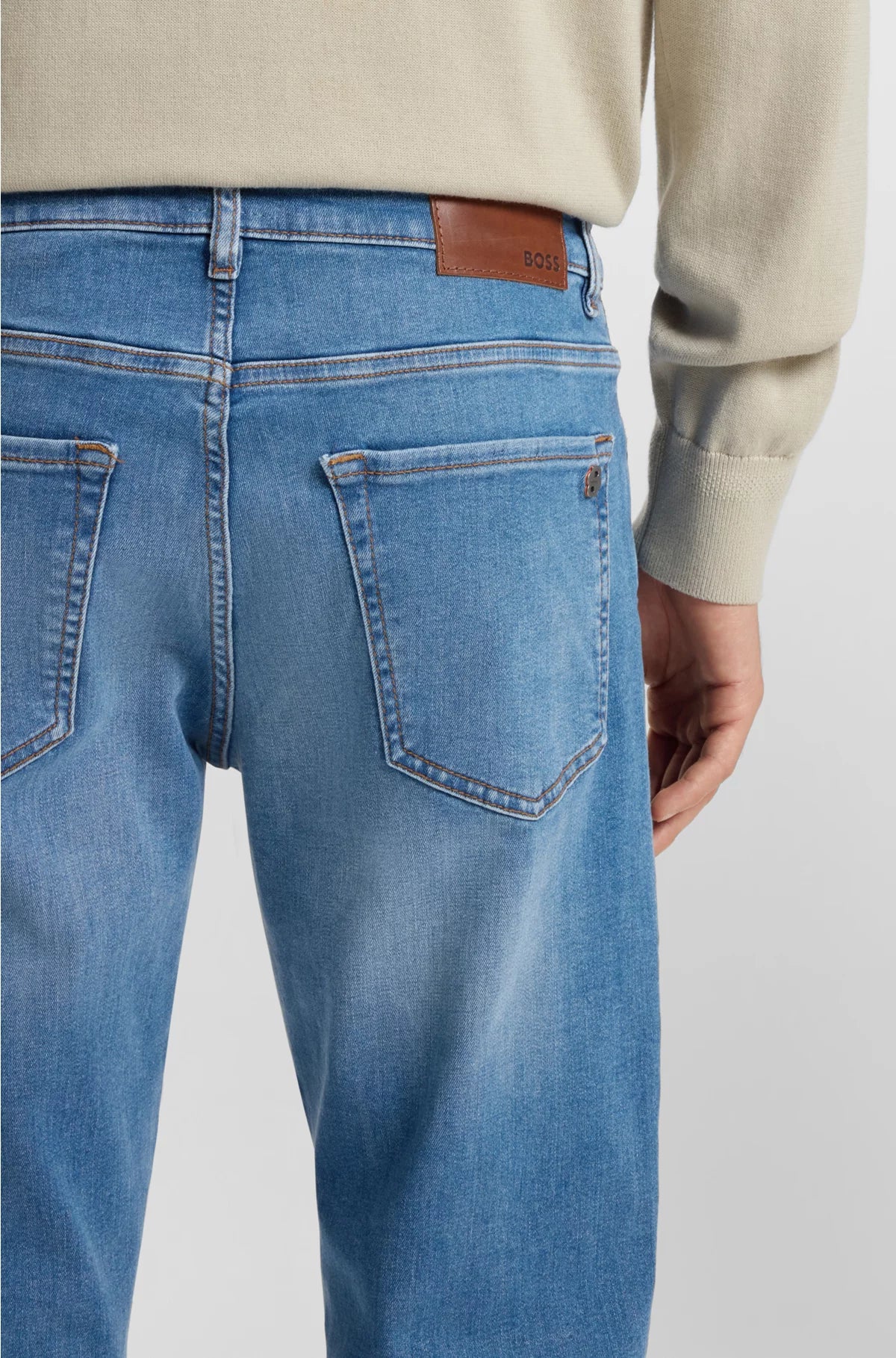 MAINE REGULAR-FIT JEANS IN INDIGO STRETCH DENIM