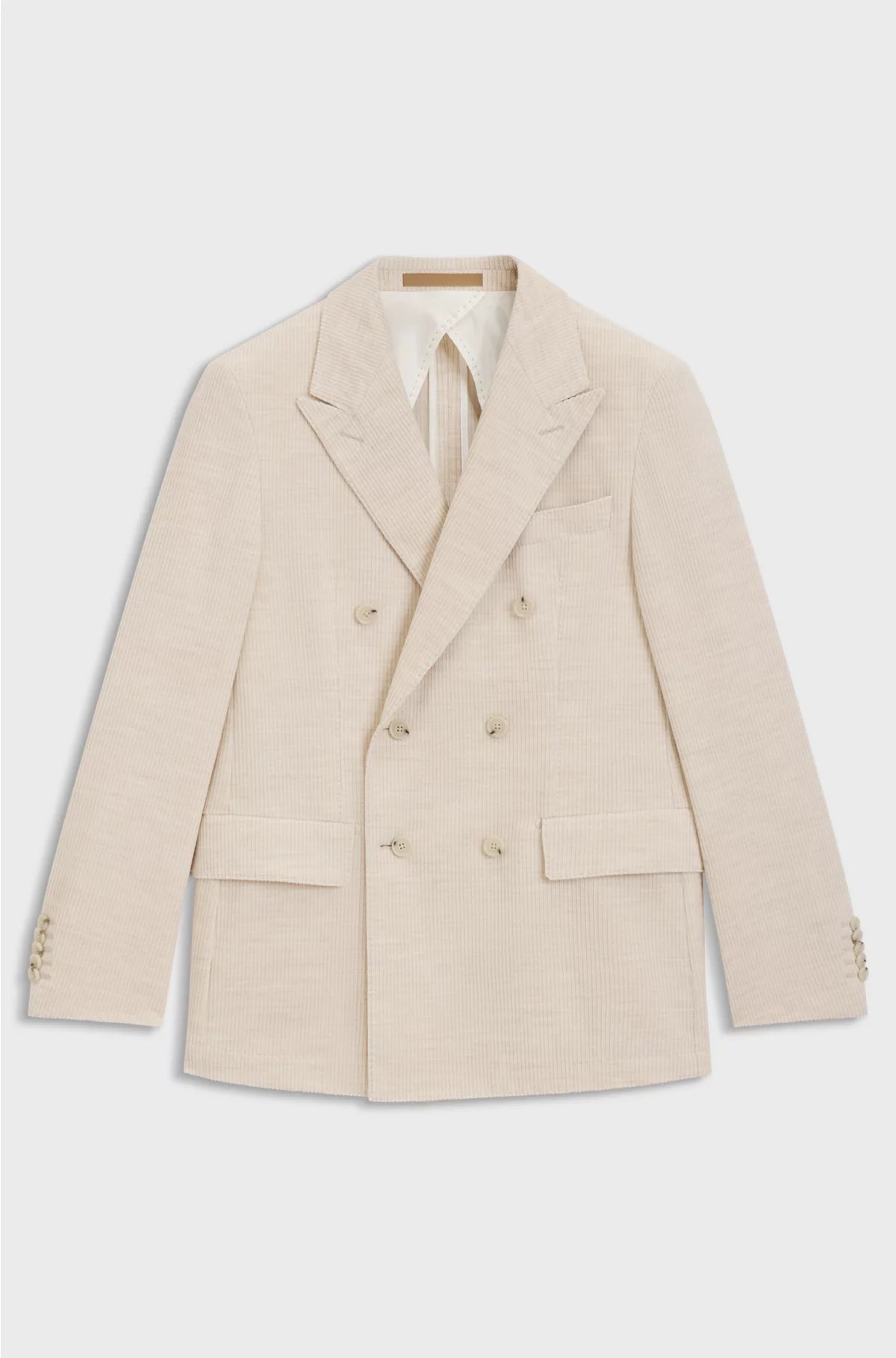 SLIM-FIT BLAZER IN COTTON-ALPACA CORDUROY