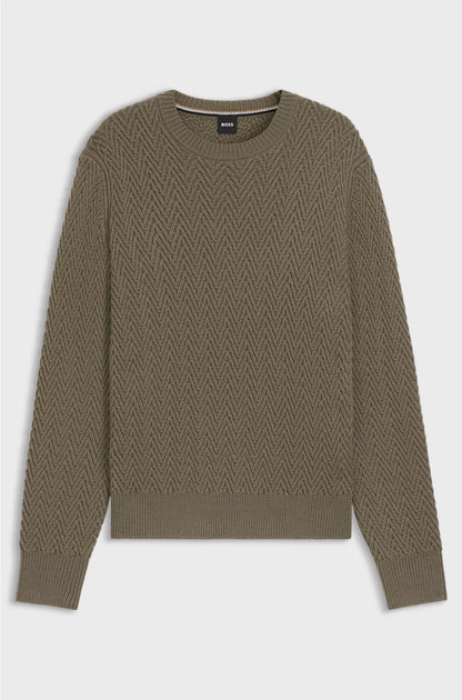 OVERSIZED-FIT SWEATER IN CASHMERE WITH COTTON