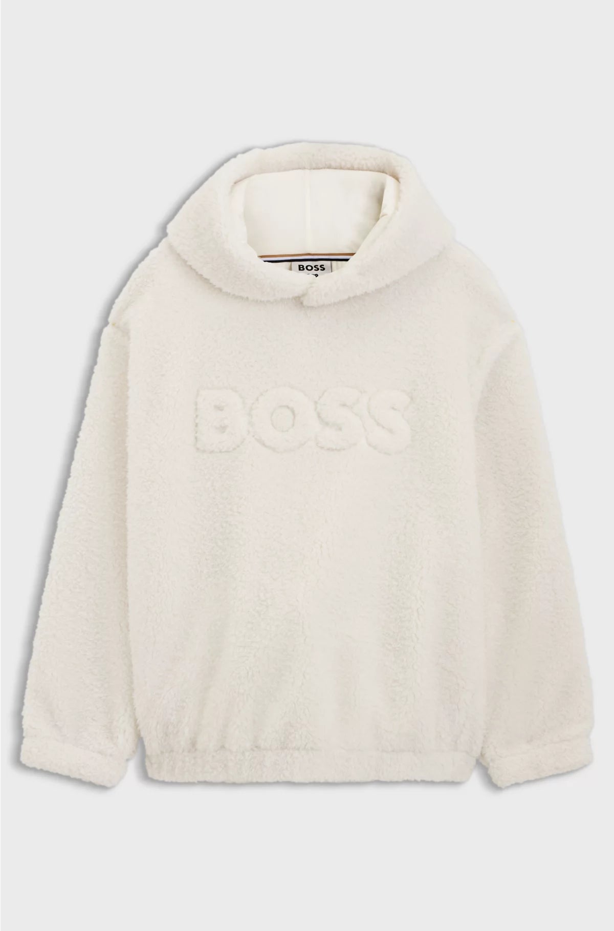 ALL-GENDER LOGO HOODIE IN TEDDY FABRIC