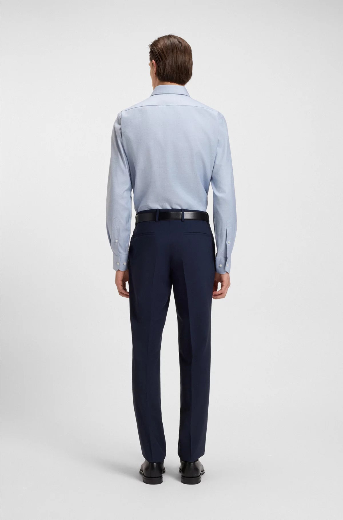 REGULAR-FIT SHIRT IN PRINTED COTTON TWILL
