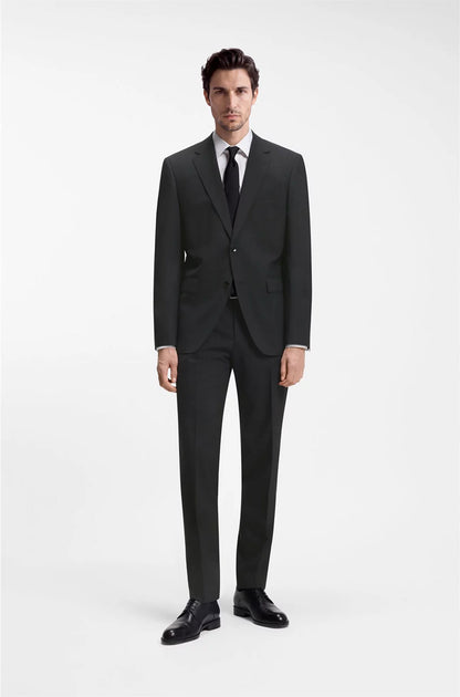 REGULAR-FIT SUIT IN STRETCH VIRGIN WOOL