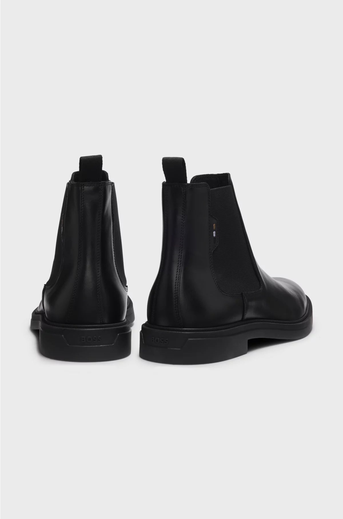 CHELSEA BOOTS IN NAPPA LEATHER WITH SIGNATURE-STRIPE DETAIL