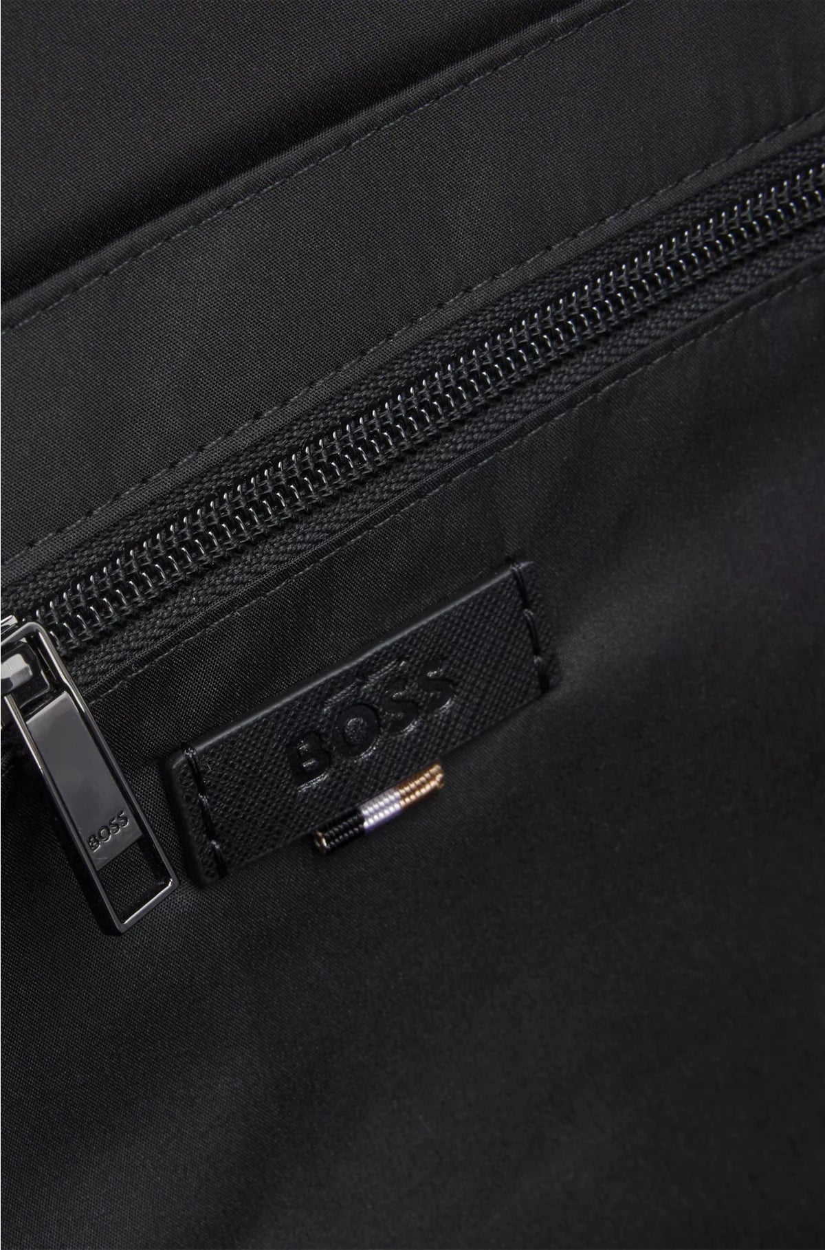 MONOGRAM BACKPACK WITH FOIL-EMBOSSED LOGO