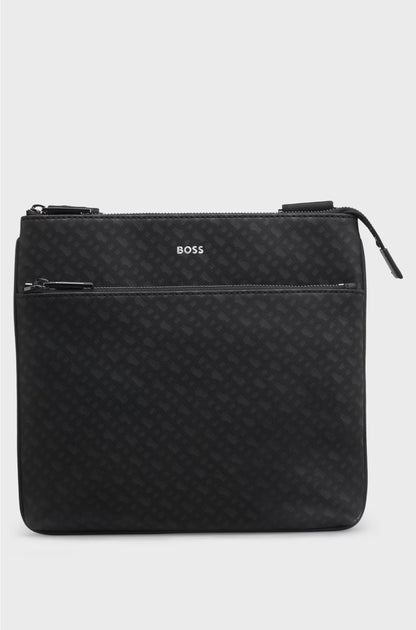 MONOGRAM ENVELOPE BAG WITH FOIL-EMBOSSED LOGO