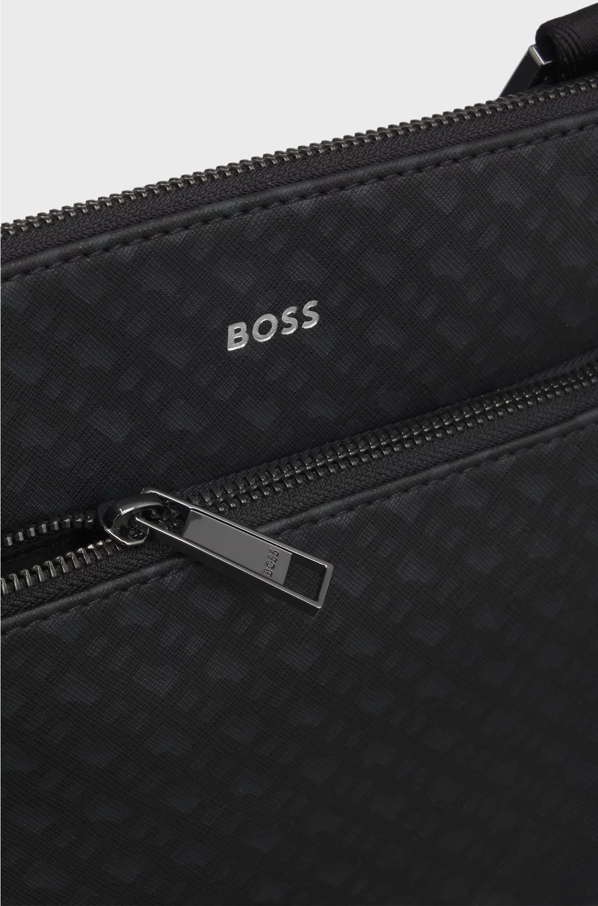 MONOGRAM ENVELOPE BAG WITH FOIL-EMBOSSED LOGO