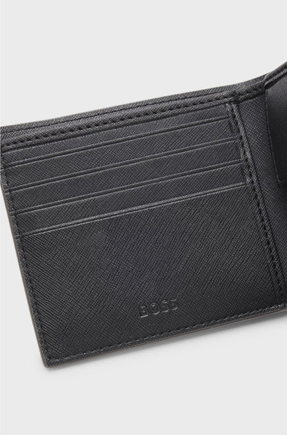 MONOGRAM WALLET WITH FOIL-EMBOSSED LOGO
