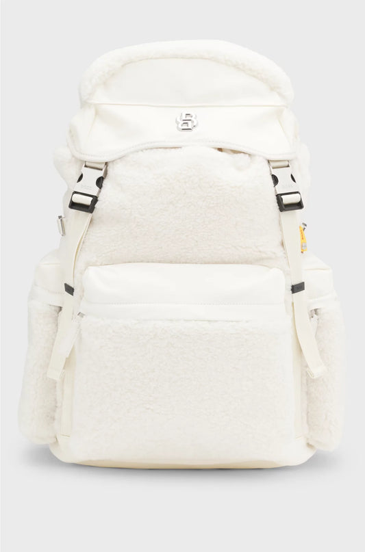 B-ICON BACKPACK WITH TEDDY TRIMS