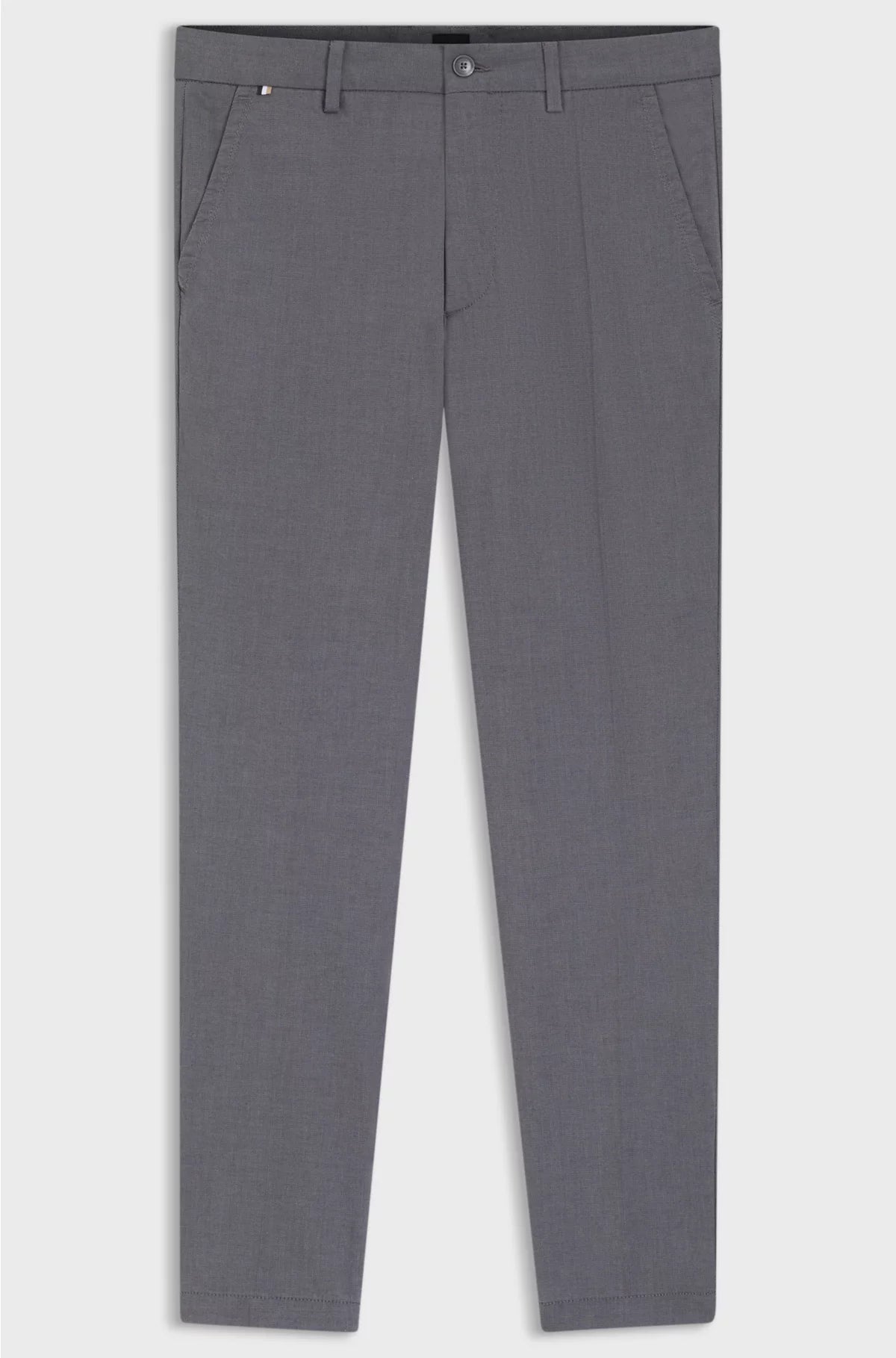 SLIM-FIT TROUSERS IN STRETCH-COTTON DOBBY