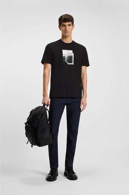 COTTON-JERSEY T-SHIRT WITH PRINTED ARTWORK