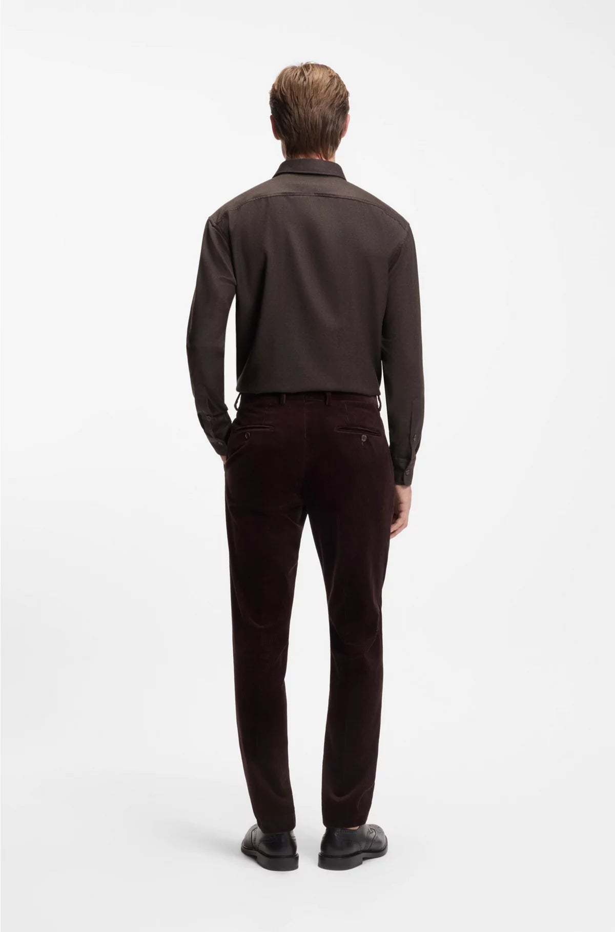 RELAXED-FIT SHIRT IN VIRGIN WOOL