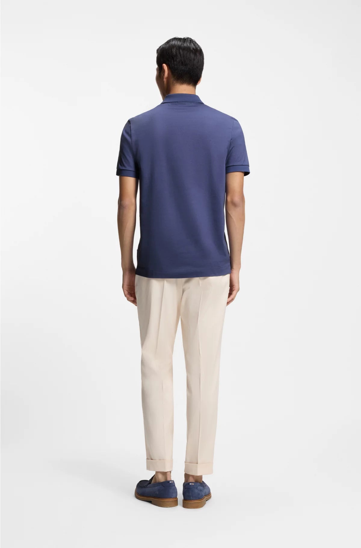 REGULAR-FIT POLO SHIRT IN MERCERISED COTTON