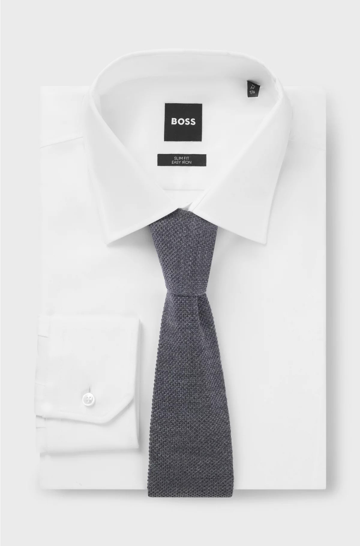 KNITTED TIE IN WOOL