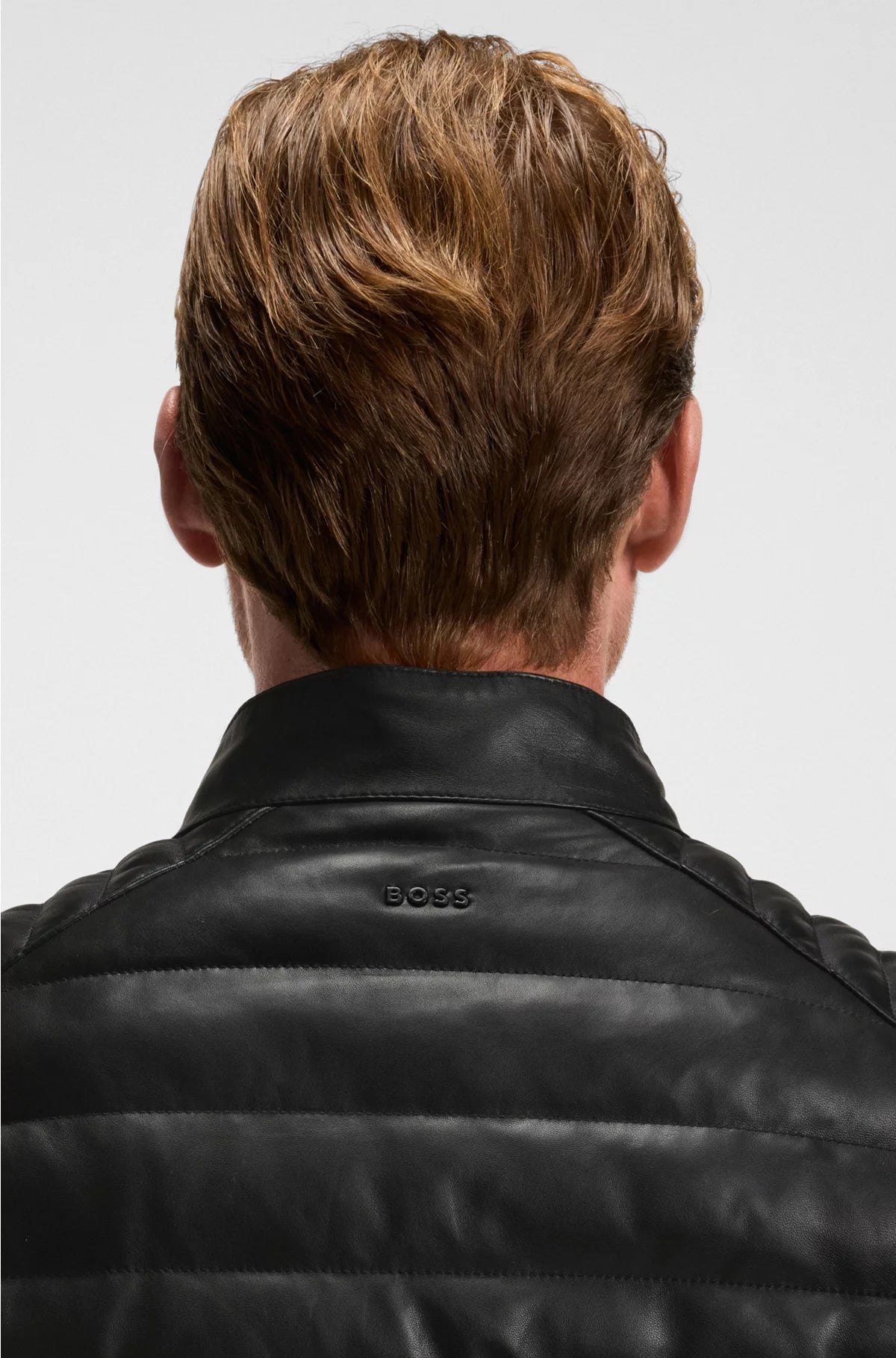 NAPPA-LEATHER JACKET WITH MIXED QUILTING