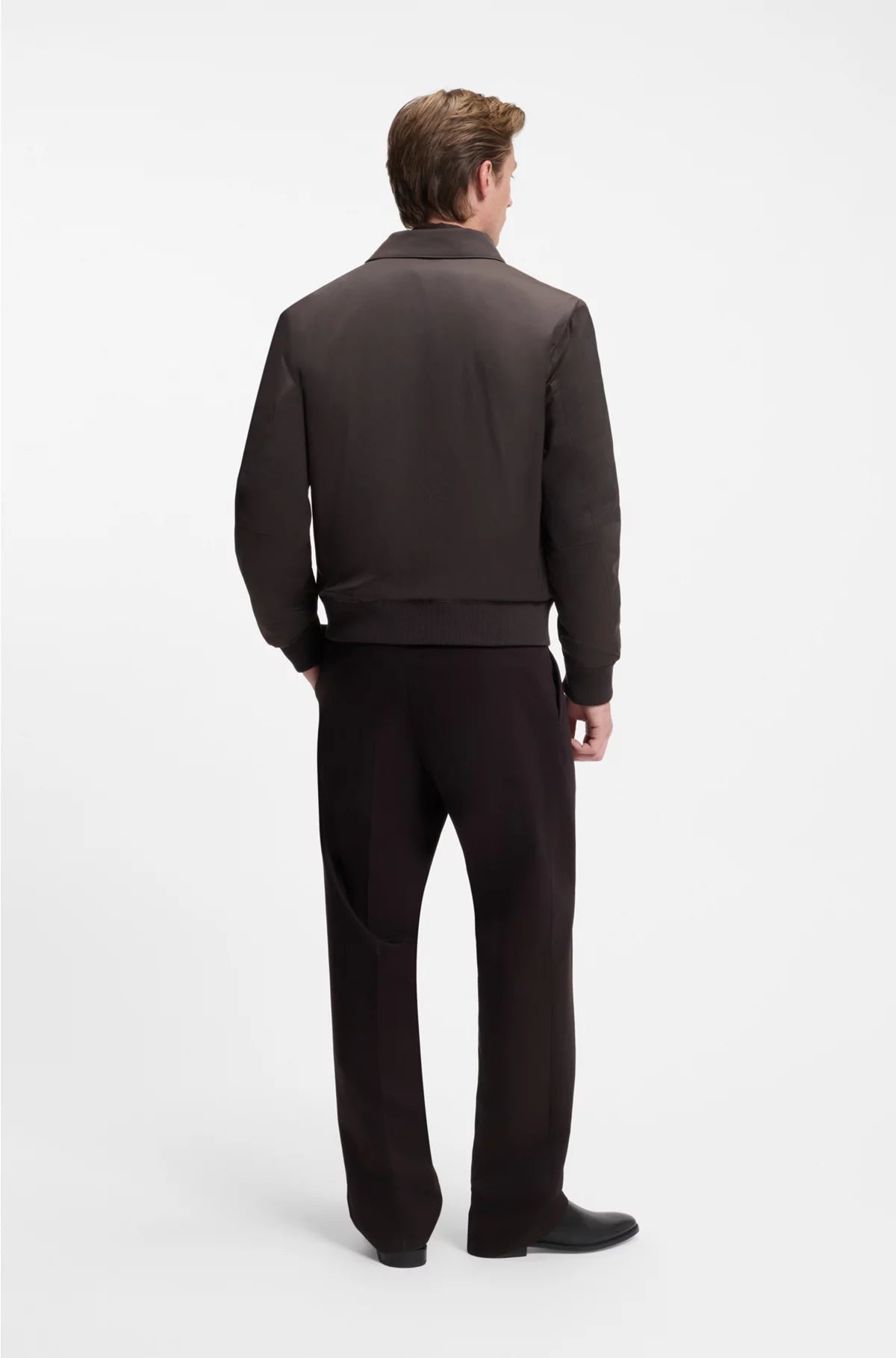 JACKET IN WATER-REPELLENT TWILL