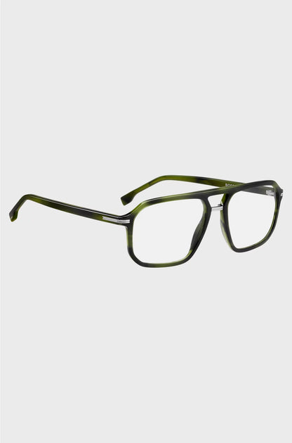 GREEN-HORN OPTICAL FRAMES WITH DOUBLE BRIDGE