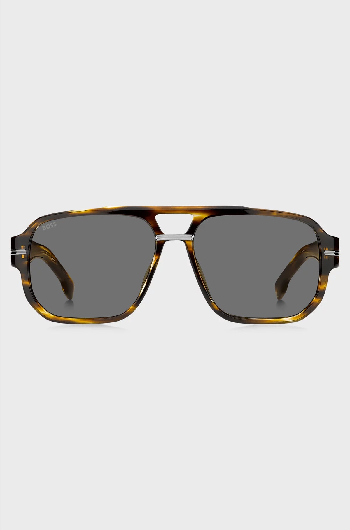 PATTERNED-ACETATE SUNGLASSES WITH SILVER-TONE DETAILS