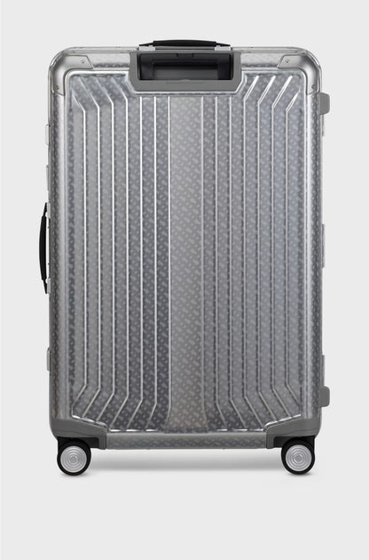 SILVER ALUMINIUM SUITCASE 76CM