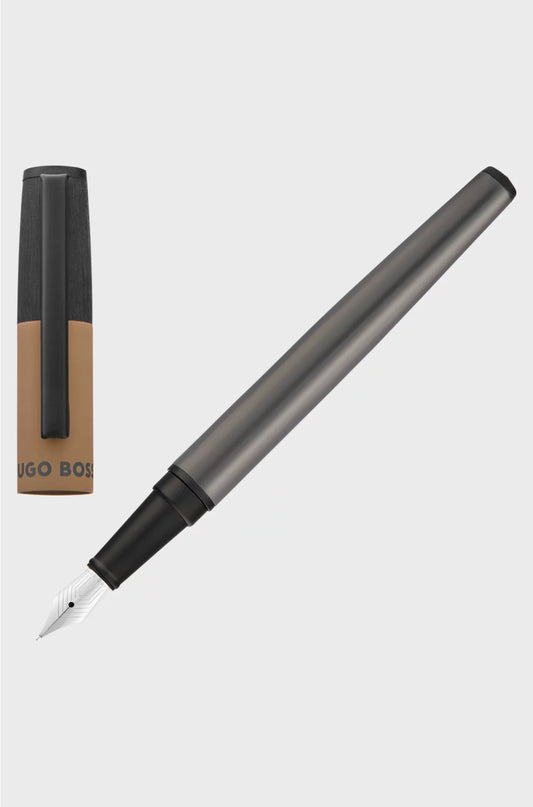 FOUNTAIN PEN WITH CAMEL CAP TRIM