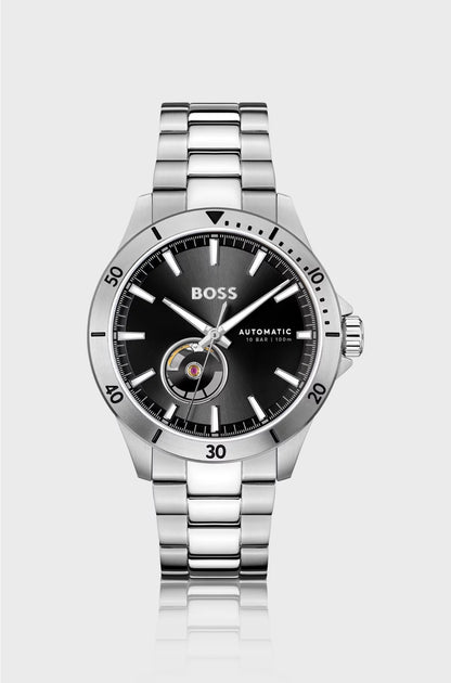 STAINLESS-STEEL WATCH WITH JAPANESE AUTOMATIC MOVEMENT
