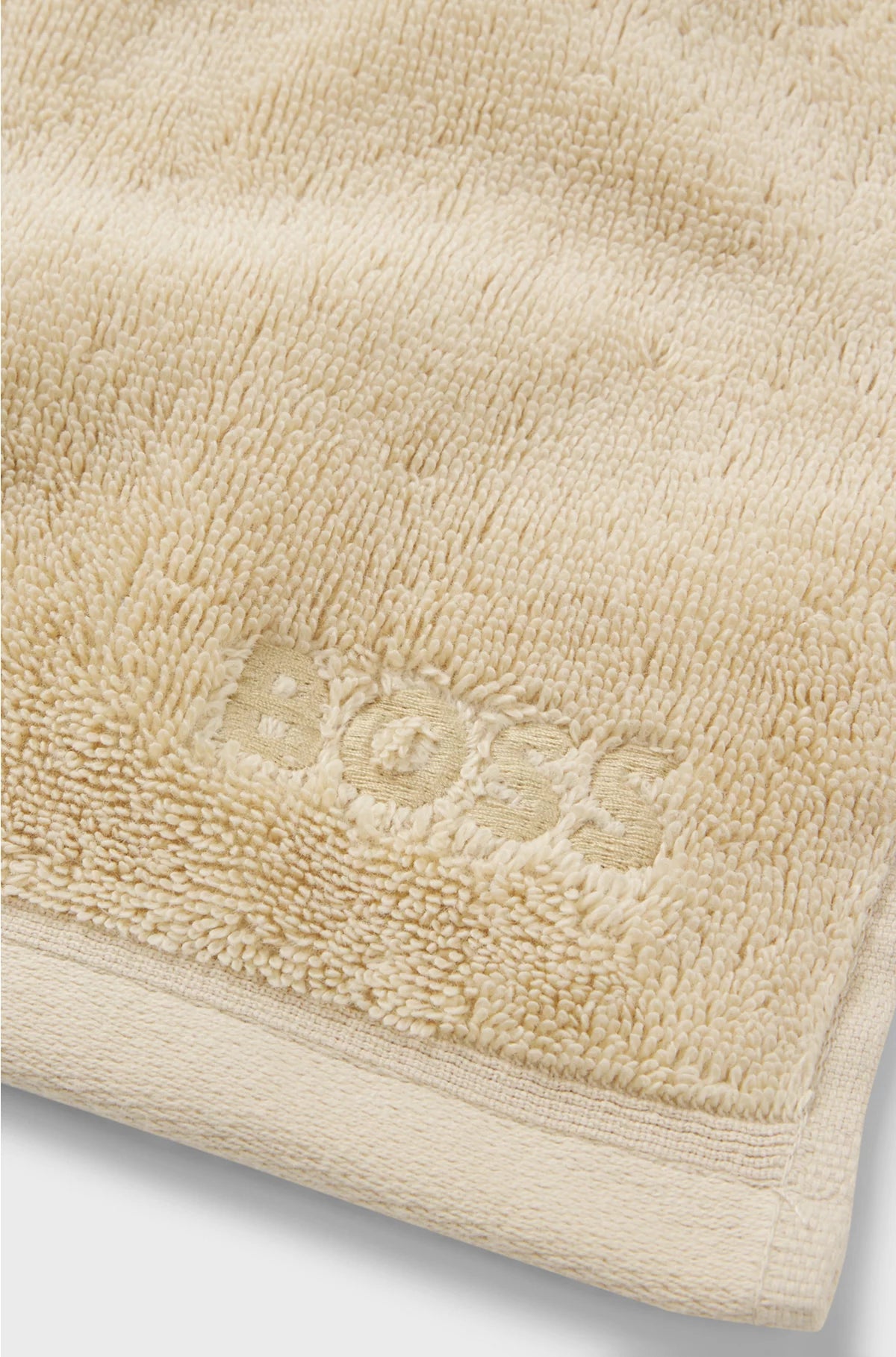 AEGEAN-COTTON FACE CLOTH WITH TONAL LOGO