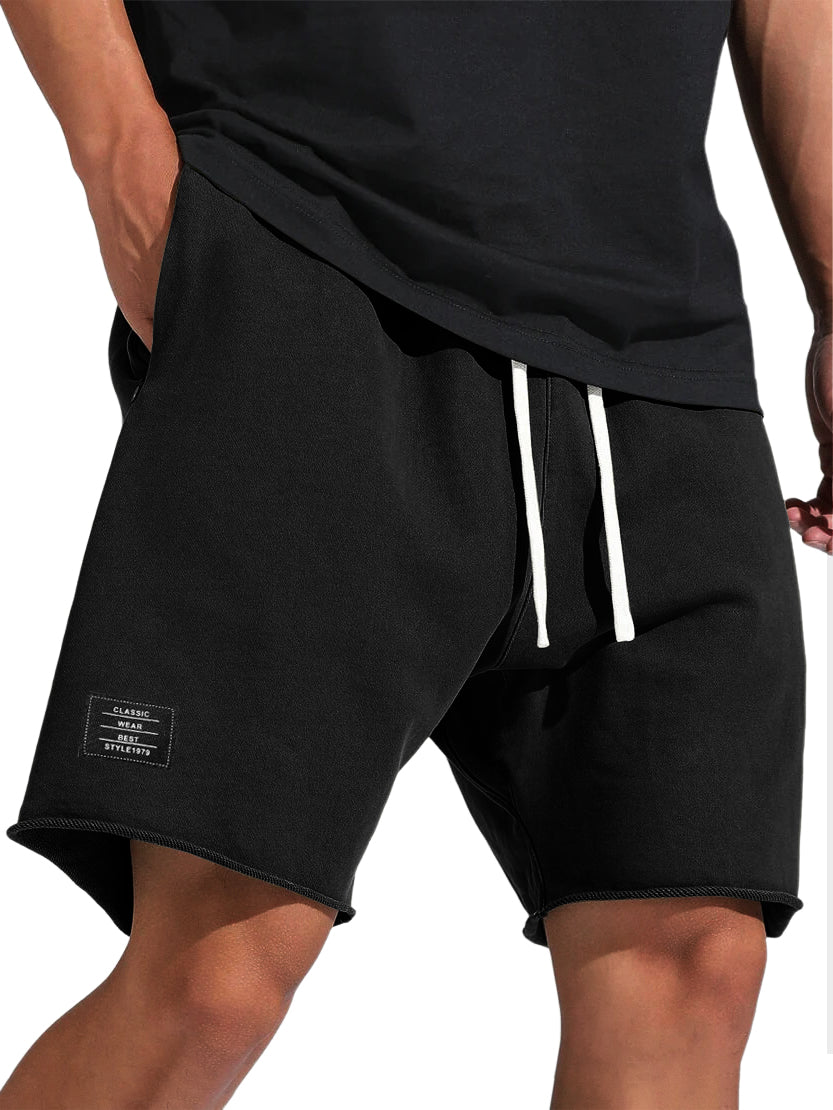 Men's Sports Casual Pocket Shorts Logo Shorts