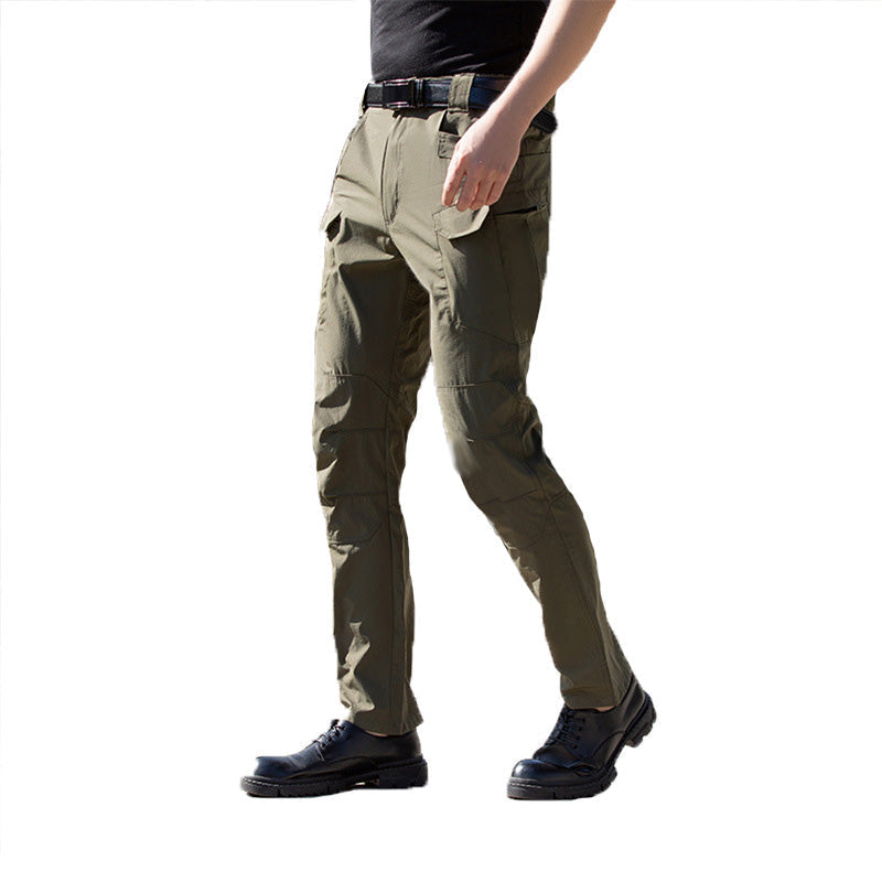 Multifunctional Stretch Tactical Pants – Zippered pockets, slim fit, and stretch fabric for total freedom of movement.