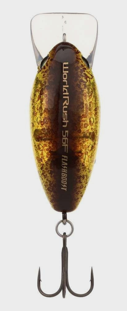 World Rush Square Bill Crankbait - Brown Back Splatter